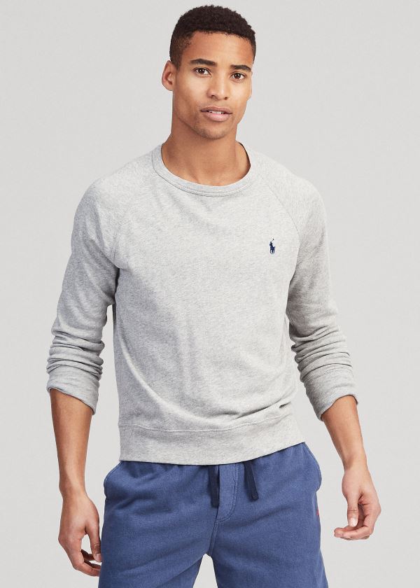 Men's Polo Ralph Lauren Cotton Spa Terry Sweatshirt | 048931VCA